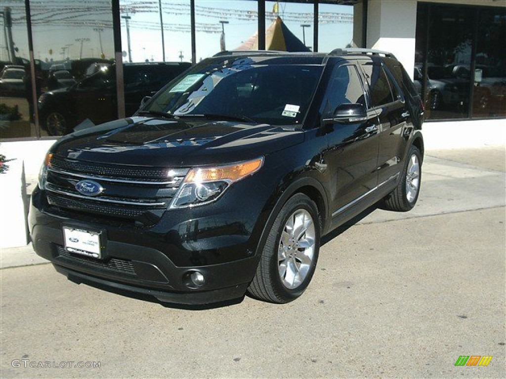 2011 Explorer Limited - Tuxedo Black Metallic / Charcoal Black photo #2