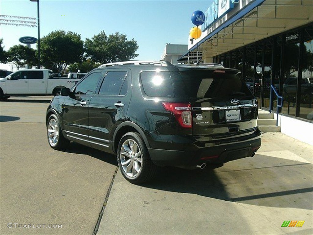 2011 Explorer Limited - Tuxedo Black Metallic / Charcoal Black photo #4