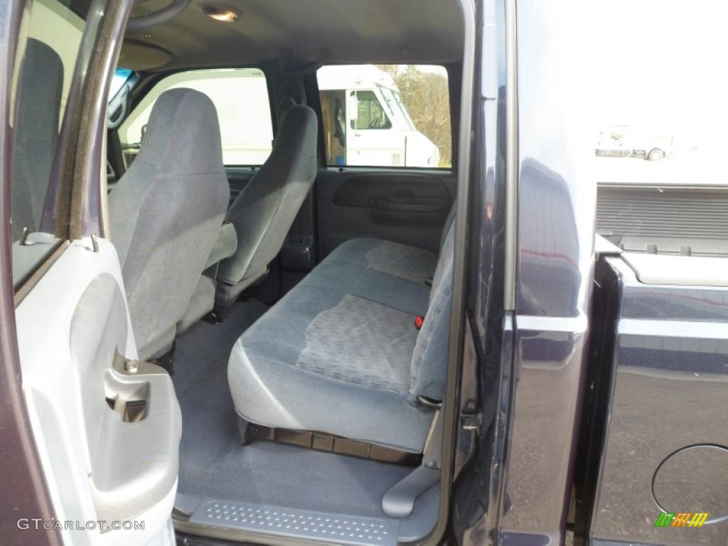 2000 F250 Super Duty XLT Crew Cab 4x4 - Deep Wedgewood Blue Metallic / Dark Denim Blue photo #20