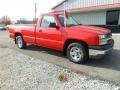 2003 Victory Red Chevrolet Silverado 1500 LS Regular Cab  photo #8