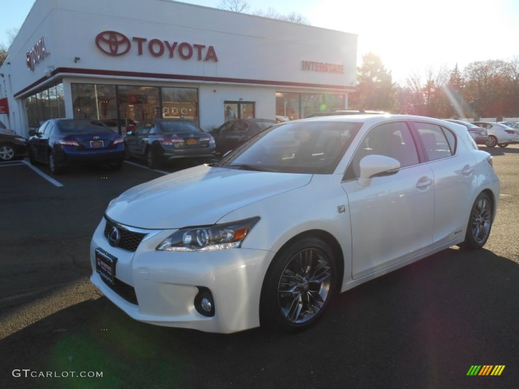 2012 CT F Sport Special Edition Hybrid - Starfire White Pearl / Black photo #1