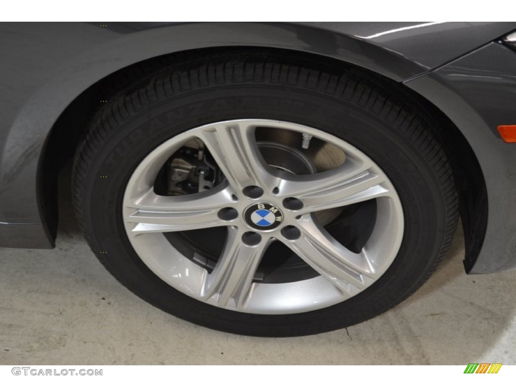 2014 3 Series 328i Sedan - Mineral Grey Metallic / Black photo #3