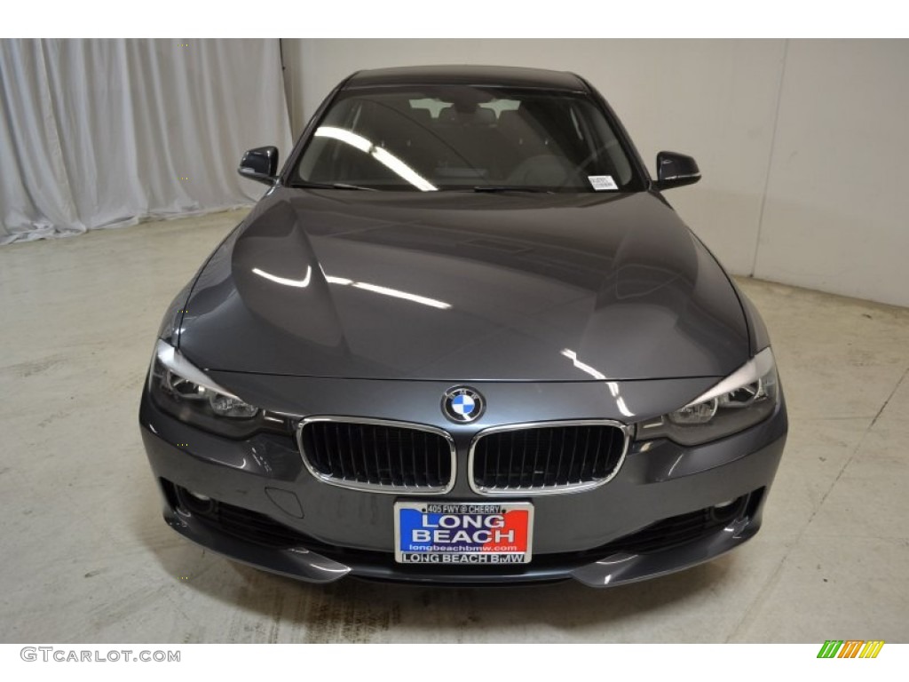 2014 3 Series 328i Sedan - Mineral Grey Metallic / Black photo #4