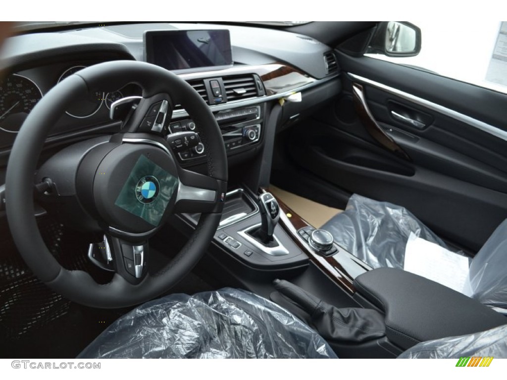 Black Interior 2014 BMW 4 Series 428i Coupe Photo #88085211