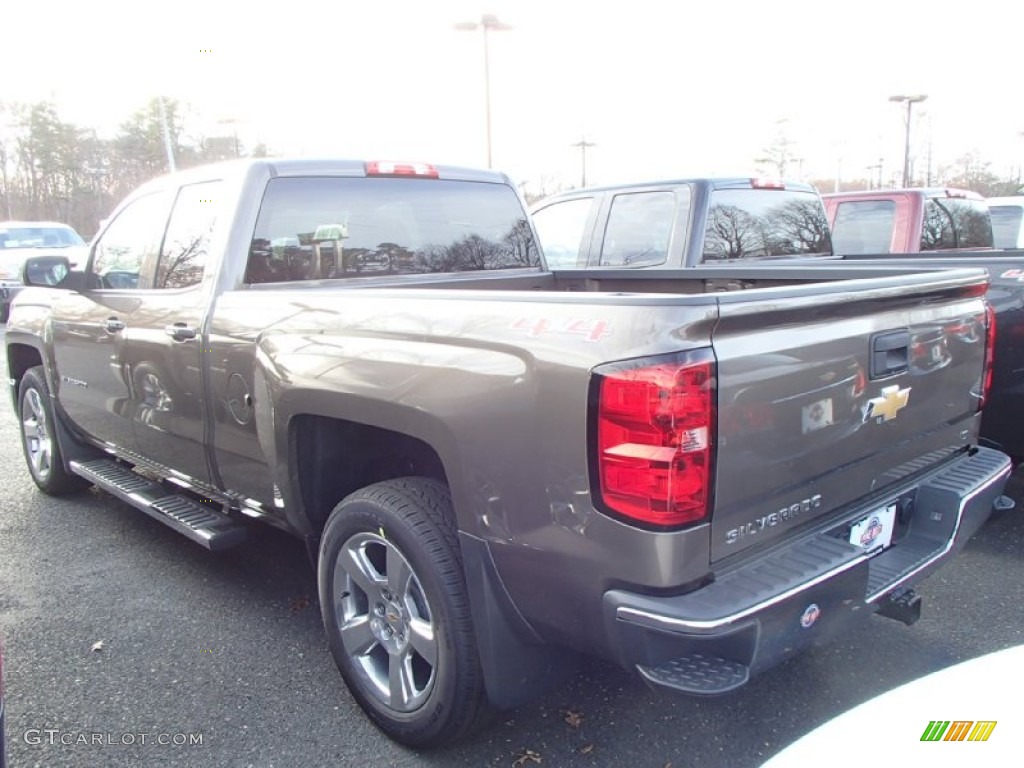 2014 Silverado 1500 LT Double Cab 4x4 - Brownstone Metallic / Jet Black photo #2