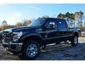 2014 Tuxedo Black Metallic Ford F350 Super Duty Lariat Crew Cab 4x4  photo #3