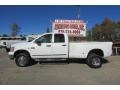 2007 Bright White Dodge Ram 3500 SLT Quad Cab 4x4 Dually  photo #4