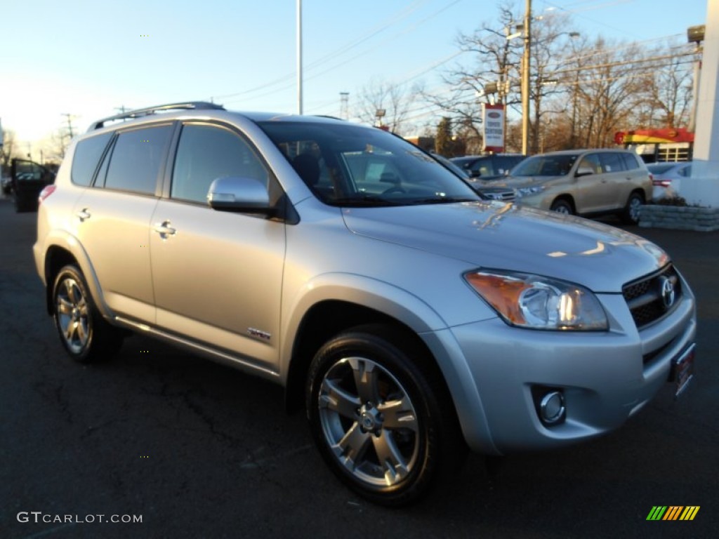 2011 RAV4 Sport 4WD - Classic Silver Metallic / Dark Charcoal photo #3