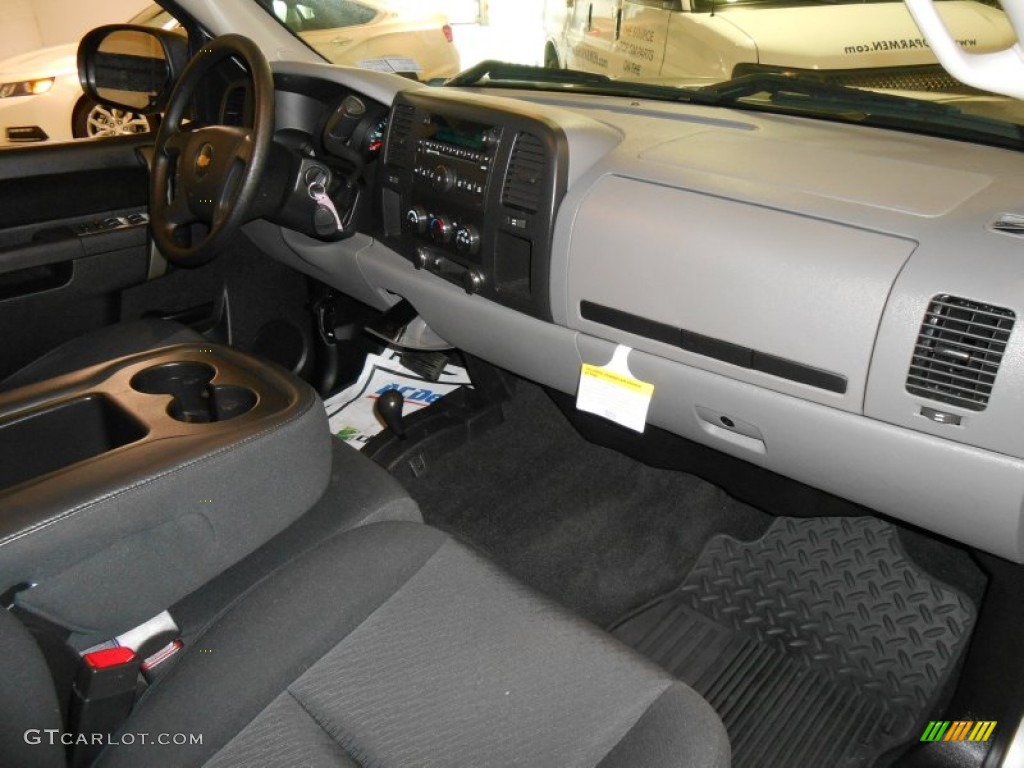 2011 Silverado 1500 LS Extended Cab 4x4 - Sheer Silver Metallic / Ebony photo #10