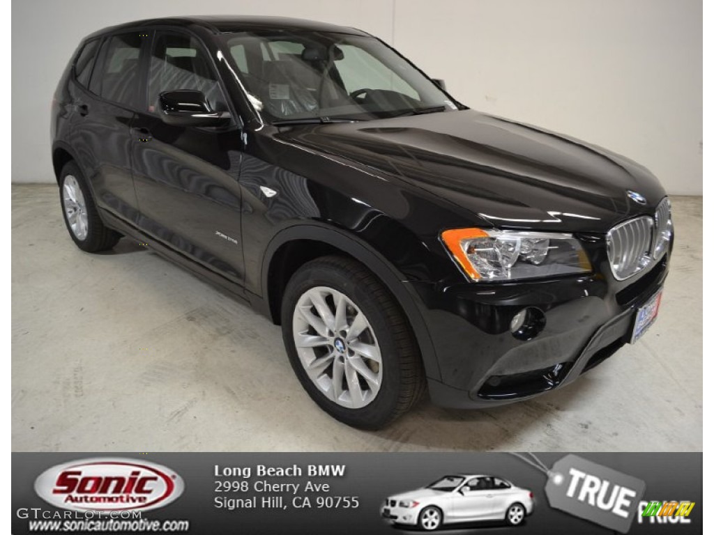 2014 X3 xDrive28i - Jet Black / Black photo #1