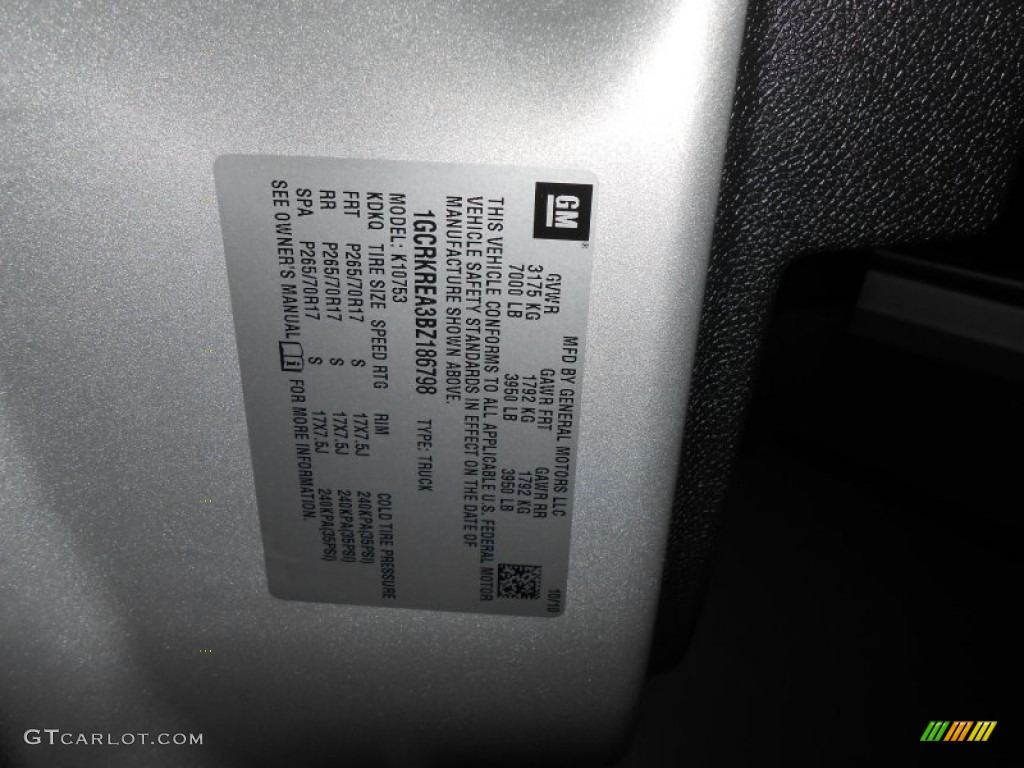 2011 Silverado 1500 LS Extended Cab 4x4 - Sheer Silver Metallic / Ebony photo #24