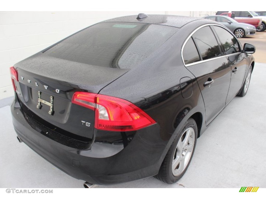 2012 S60 T5 - Black Sapphire Metallic / Off Black/Anthracite Black photo #4