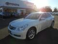 Ivory Pearl White 2008 Infiniti G 35 x Sedan