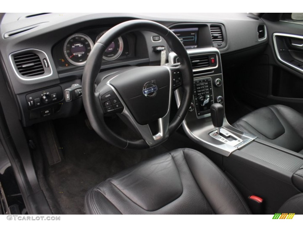2012 S60 T5 - Black Sapphire Metallic / Off Black/Anthracite Black photo #8