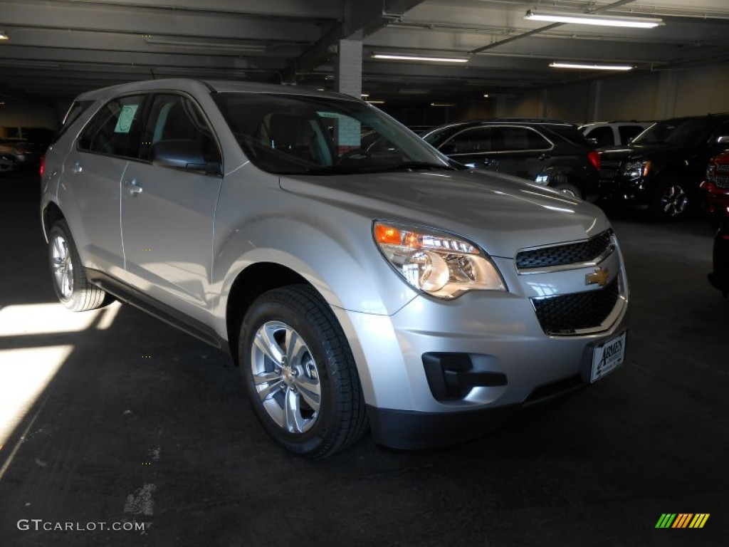 2014 Equinox LS - Silver Ice Metallic / Jet Black photo #3