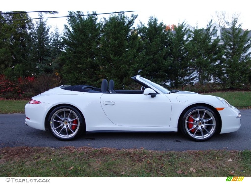 White 2013 Porsche 911 Carrera S Cabriolet Exterior Photo #88090233