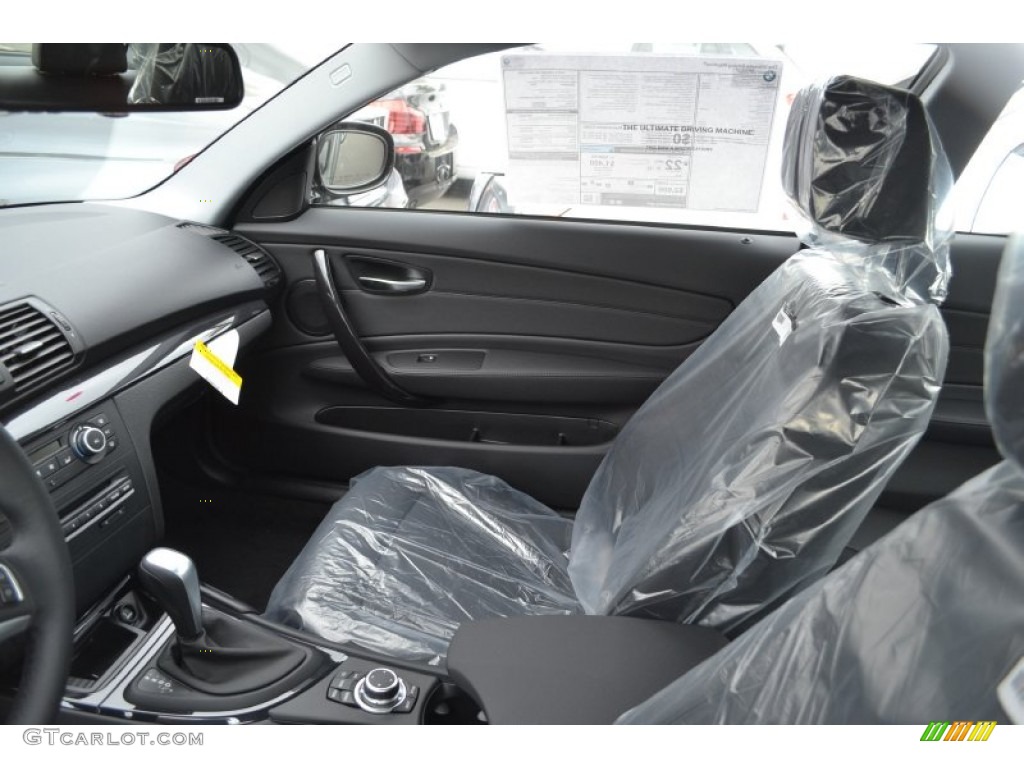 2013 1 Series 128i Coupe - Jet Black / Black photo #8