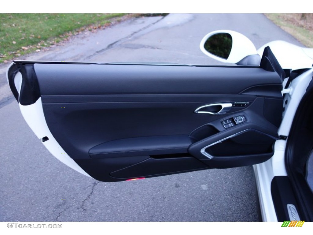 2013 Porsche 911 Carrera S Cabriolet Black Door Panel Photo #88090404