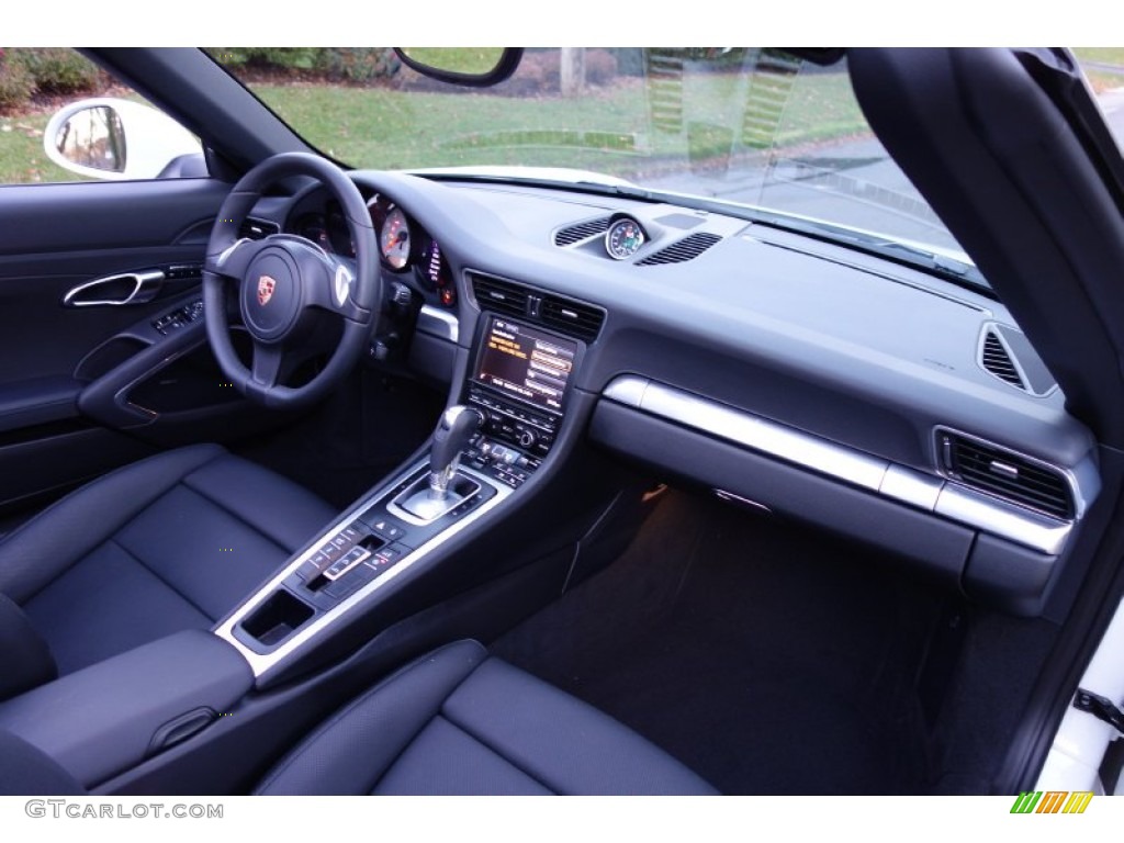 2013 Porsche 911 Carrera S Cabriolet Black Dashboard Photo #88090494