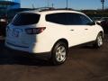 2013 White Chevrolet Traverse LT  photo #3