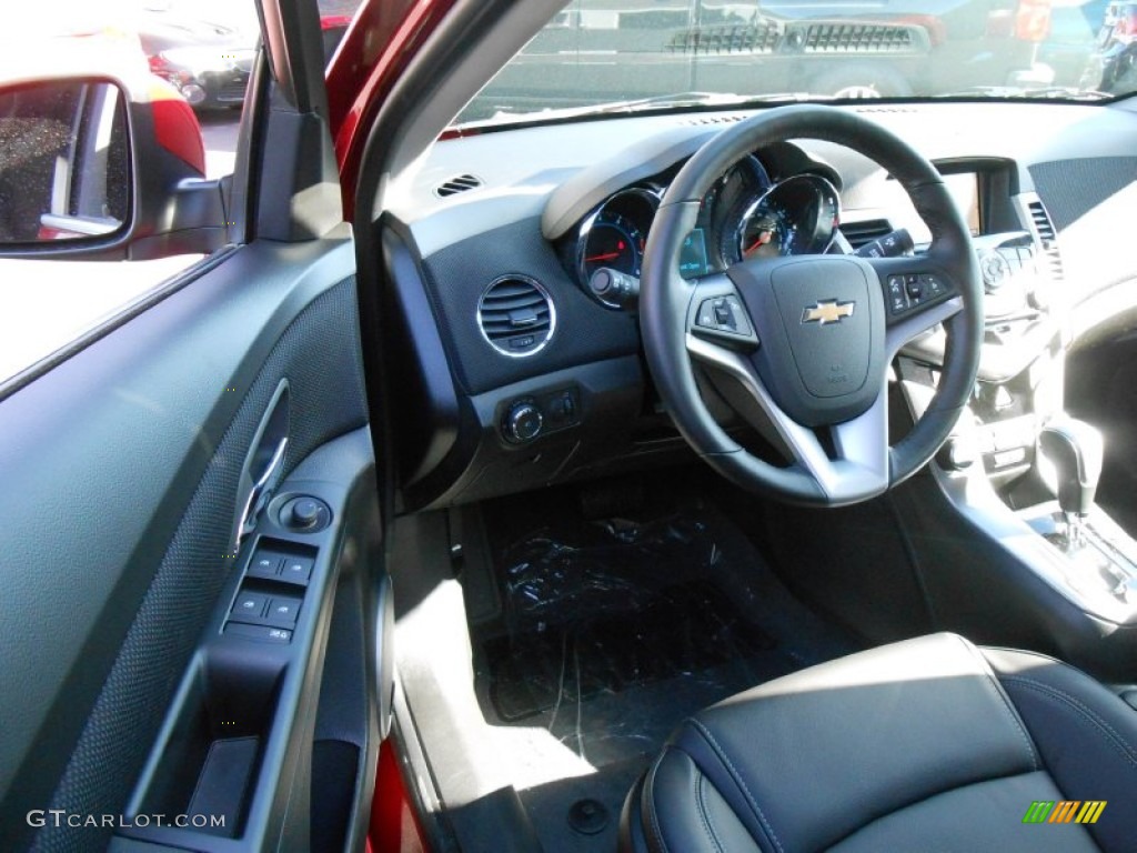 2014 Cruze LTZ - Crystal Red Tintcoat / Jet Black photo #7