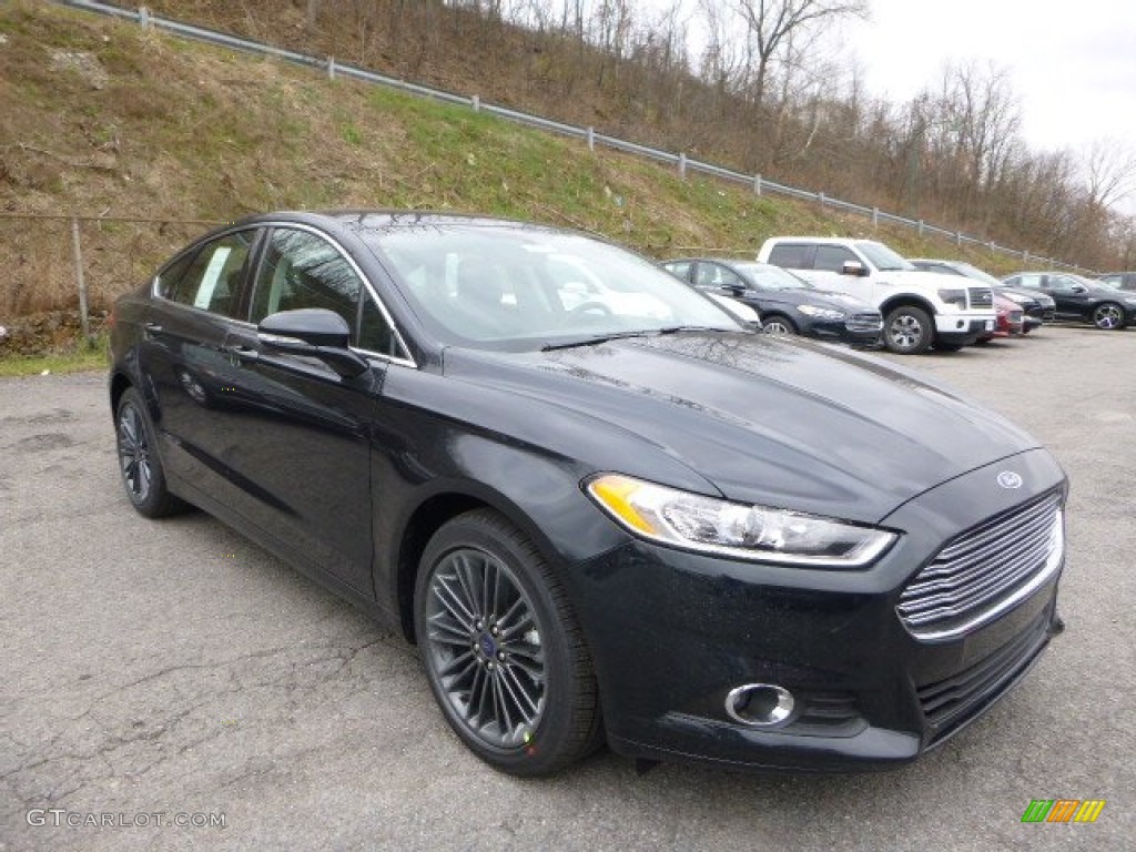 2014 Fusion SE EcoBoost - Dark Side / Charcoal Black photo #1