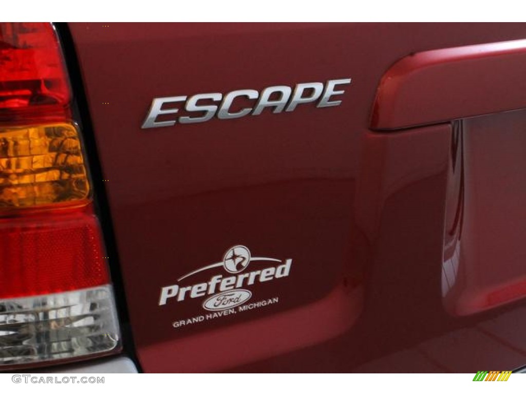 2006 Escape Hybrid 4WD - Redfire Metallic / Medium/Dark Flint photo #7
