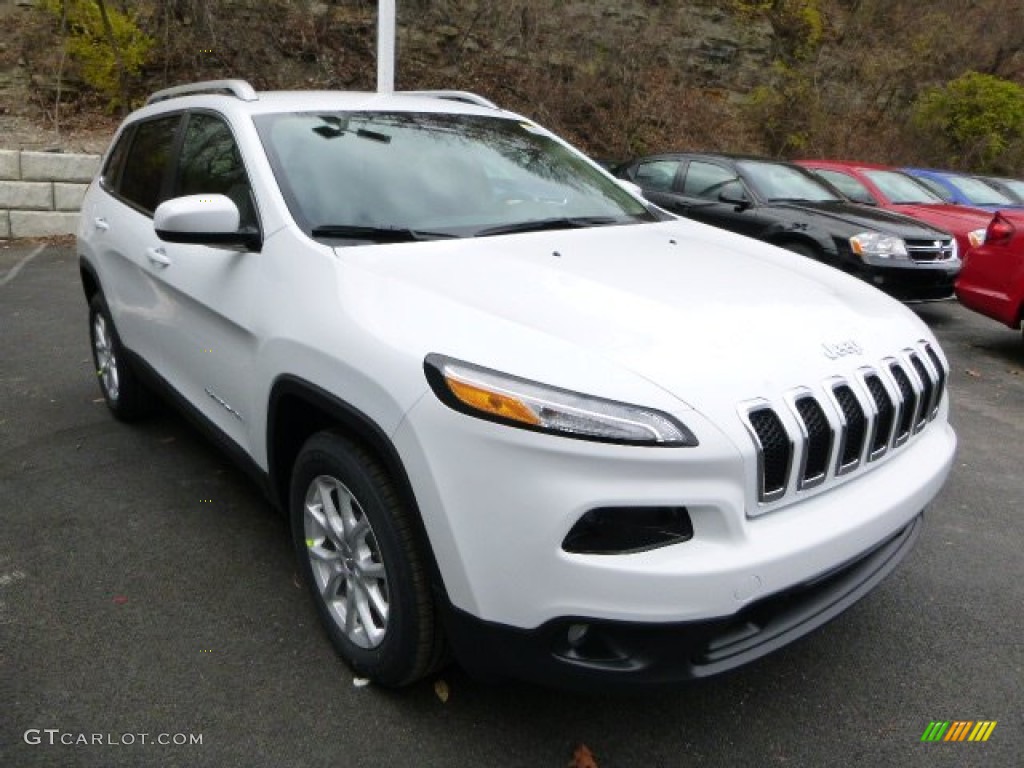 Bright White 2014 Jeep Cherokee Latitude Exterior Photo #88096674