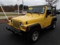 2006 Solar Yellow Jeep Wrangler SE 4x4  photo #4