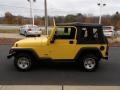 2006 Solar Yellow Jeep Wrangler SE 4x4  photo #5