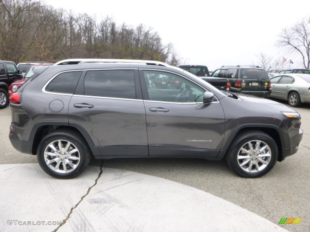 Granite Crystal Metallic 2014 Jeep Cherokee Limited 4x4 Exterior Photo #88097088