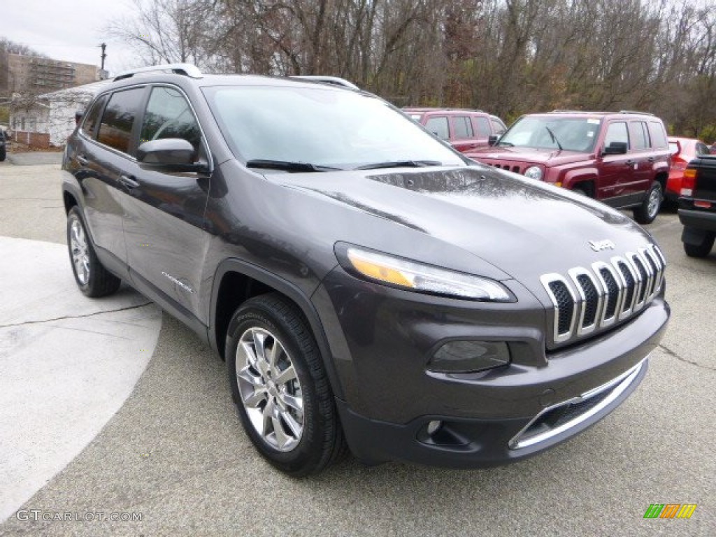 Granite Crystal Metallic 2014 Jeep Cherokee Limited 4x4 Exterior Photo #88097115