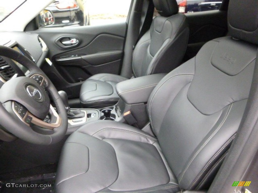 2014 Jeep Cherokee Limited 4x4 Front Seat Photo #88097187