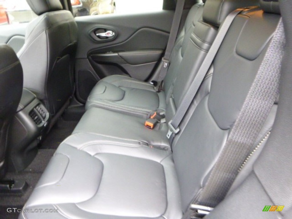 Morocco - Black Interior 2014 Jeep Cherokee Limited 4x4 Photo #88097208