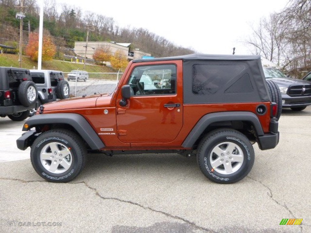Copperhead 2014 Jeep Wrangler Sport 4x4 Exterior Photo #88097397