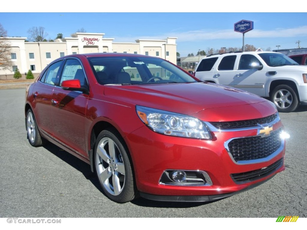 2014 Malibu LTZ - Crystal Red Tintcoat / Cocoa/Light Neutral photo #1