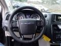 2014 Chrysler Town & Country Black/Light Graystone Interior Steering Wheel Photo