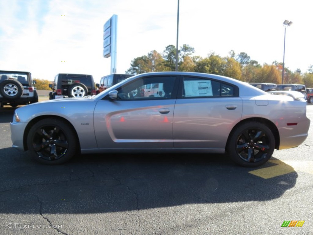 2014 Charger R/T - Billet Silver Metallic / Black photo #4