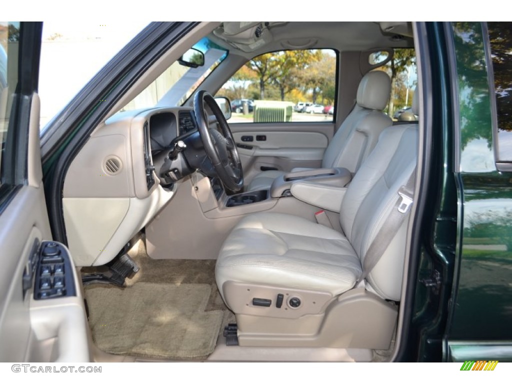2003 Suburban 1500 LT - Dark Green Metallic / Tan/Neutral photo #9