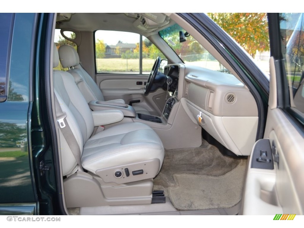 2003 Suburban 1500 LT - Dark Green Metallic / Tan/Neutral photo #10