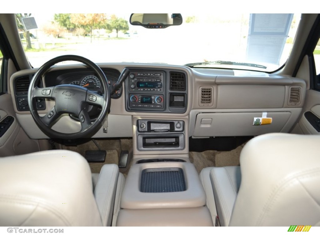 2003 Suburban 1500 LT - Dark Green Metallic / Tan/Neutral photo #14