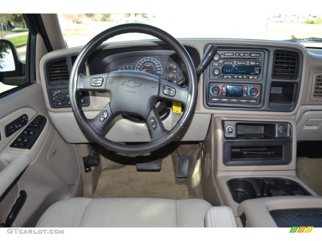 2003 Suburban 1500 LT - Dark Green Metallic / Tan/Neutral photo #15