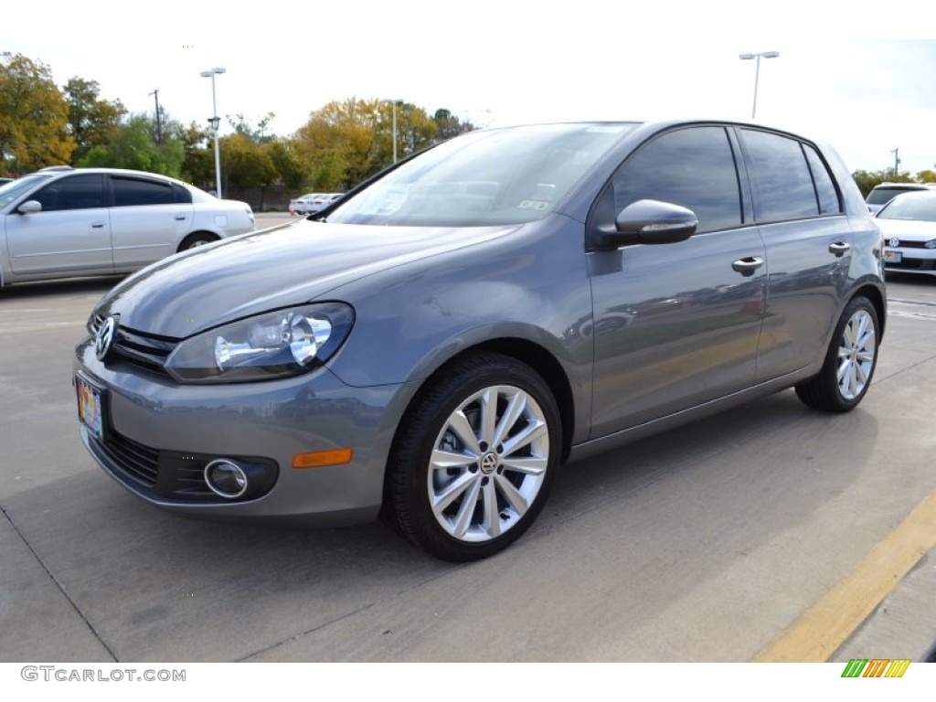 United Gray Metallic 2014 Volkswagen Golf TDI 4 Door Exterior Photo #88101303