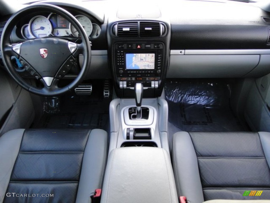 2006 Porsche Cayenne S Titanium Black/Steel Grey Dashboard Photo #88102185