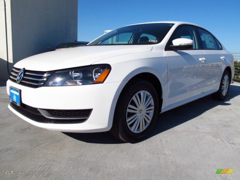 2014 Passat 1.8T S - Candy White / Titan Black photo #3