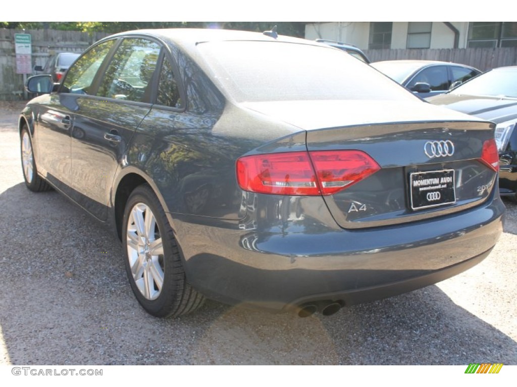 2011 A4 2.0T Sedan - Meteor Grey Pearl / Black photo #7