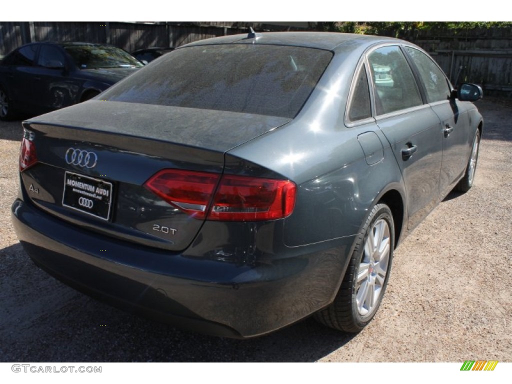 2011 A4 2.0T Sedan - Meteor Grey Pearl / Black photo #9