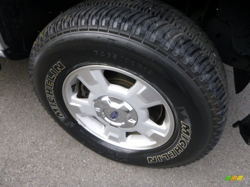 2010 F150 XLT SuperCab 4x4 - Dark Blue Pearl Metallic / Tan photo #9