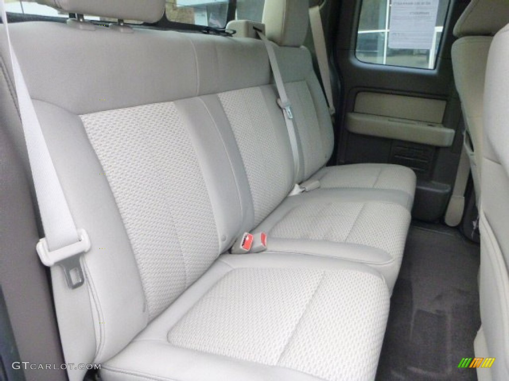 2010 F150 XLT SuperCab 4x4 - Dark Blue Pearl Metallic / Tan photo #13