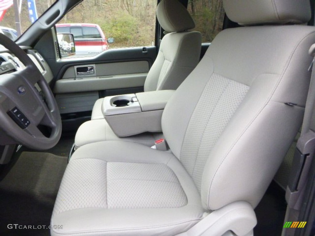 2010 F150 XLT SuperCab 4x4 - Dark Blue Pearl Metallic / Tan photo #15